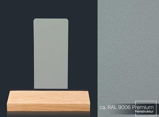 CA. RAL 9006 PREMIUM FEINSTRUKTUR
